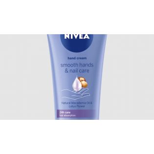 Krém na ruce NIVEA Smooth Hands & Cuticle Care